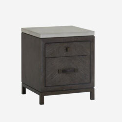 Andrew Martin Emerson Bedside Table Black