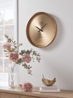 Brushed Brass Wall Clock