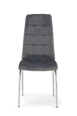 Enzo Grey Velvet Dining Chairs