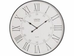 Libra Urban Botanic Collection - Antique Wall Clock Grey
