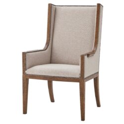 Theodore Alexander Aston Dining Armchair in Vegas Natural