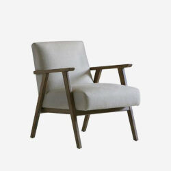 Andrew Martin Armchair Rory in White