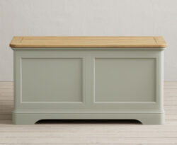 Bridstow Soft Green Painted Blanket Box