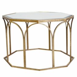 Gallery Interiors Canterbury Coffee Table in Antique Gold