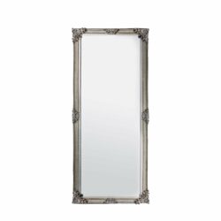 Gallery Interiors Fiennes Leaner Mirror Silver
