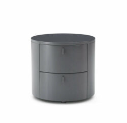 Tommy Franks Sims Bedside Table in Matte Anthracite
