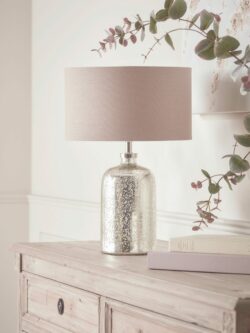 Aria Clear Glass Table Lamp - Small