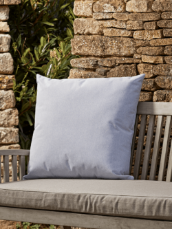 Indoor Outdoor Large Square Cushion - Soft Blue