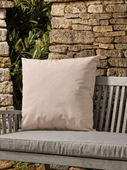 Indoor Outdoor Large Square Cushion - Soft Blush