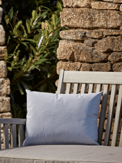 Indoor Outdoor Rectangular Cushion - Soft Blue