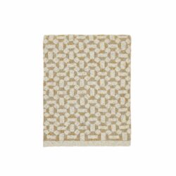 Joules Honey & Crumpets Geo Throw, Gold