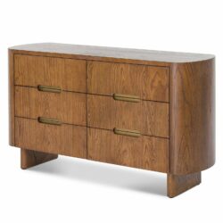 Liang & Eimil Lettos Chest of Drawer in Brushed Brown Oak