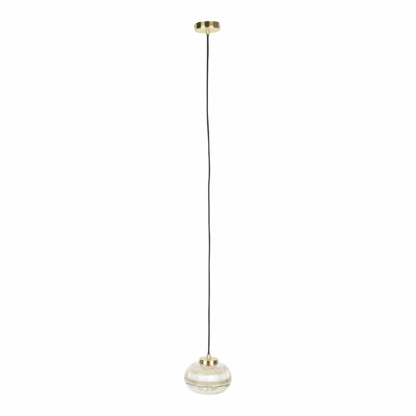 Olivia's Nordic Living Collection - Reiner Round Pendant Lamp in Gold