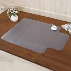 120 cm W PVC Clear Non-Slip Office Chair Desk Mat Floor Carpet Floor Protector