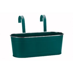 15in Fence & Balcony Planter - Blue