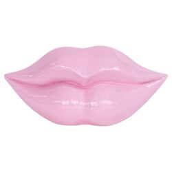 Alton Resin Lips Sculpture Large In Pink