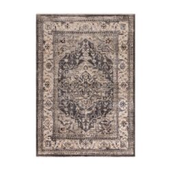 Asiatic Carpets Sovereign Rug Charcoal Medallion / 160x240cm