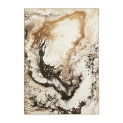 Astratto Classic Abstract Wall Art - Natural - 103x143cm