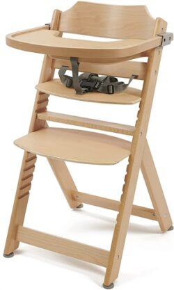 BabyLo Grow With Me Highchair - Natural