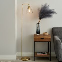 Berkeley Floor Lamp - Satin Brass
