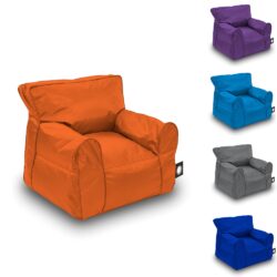 Bonkers - Baby Bean Bag Chair - Dark Blue - Fabric - Happy Beds