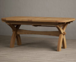 Extending Atlas 180cm Solid Oak Dining Table