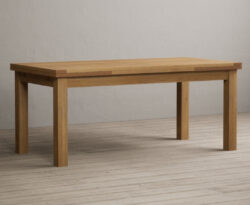 Extending Hampshire 180cm Solid Oak Dining Table