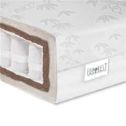 Forrest 2in1 Coconut & Wool Sprung Natural Cot Bed Mattress - Cotbed / 140 x 70 cm