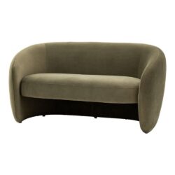 Gallery Interiors Canto 2 Seater Sofa in Moss Green