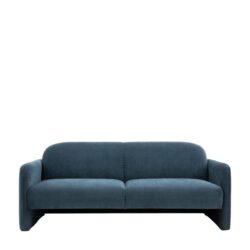 Gallery Interiors Magna 3 Seater Sofa Dusty in Blue