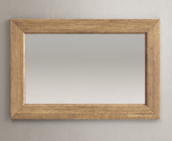 Herringbone Solid Oak Wall Mirror