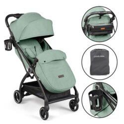 Ickle Bubba Aries Prime Auto-Fold Stroller - Sage Green