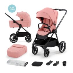 Kinderkraft Nea 2in1 Pushchair and Carrycot - Pink