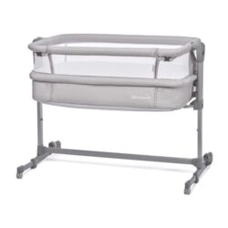 Kinderkraft Neste Air Co-Sleeper Bedside Crib - Grey