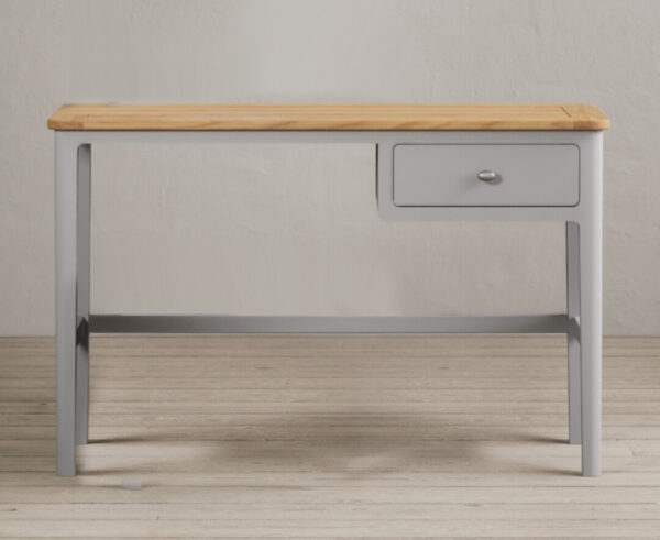 Loxton Oak and Light Grey Painted Dressing Table