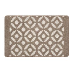 Muddle Mat Indoor Doormat Cosy Cresent Stone - 50 x 80cm