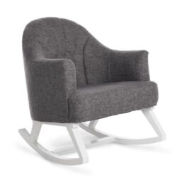 OBaby Round Back Rocking Chair - Dark Grey