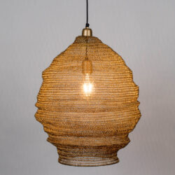 Olivia's Nordic Living Collection - Lea Pendant Lamp in Brass - Medium | Outlet / Medium