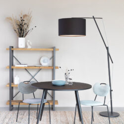 Olivia's Nordic Living Collection - Thore Floor Lamp in Black | Outlet
