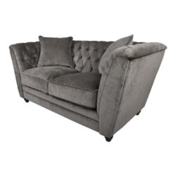 RV Astley Ely 2 Seater Sofa Mouse Chenille Grey / 3 Seater