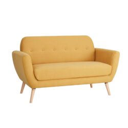 Scandi Savannah 2 Seat Sofa - Mustard