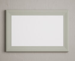 Soft Green Painted 90cm Wall Mirror