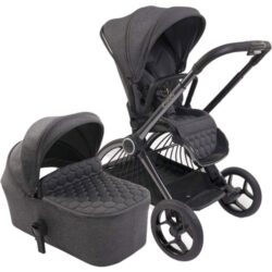 iCandy Core Combo Pushchair and Carrycot - Dark Grey