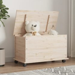 Akron Wooden Blanket Box In Natural