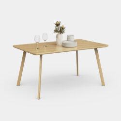 Burton 6 Seater Wooden Effect Dining Table