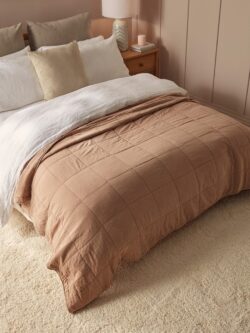 Cotton Quilted Bedspread - Blush