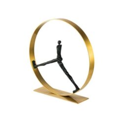 Liang & Eimil Milton Sculpture in Gold