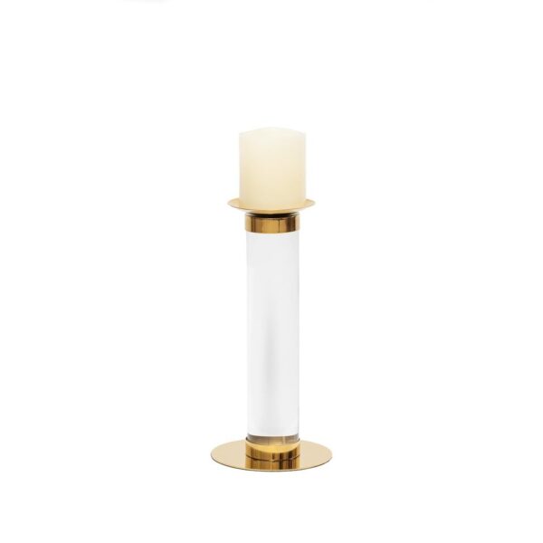 Liang & Eimil Pillar Candle Holder White (Small)