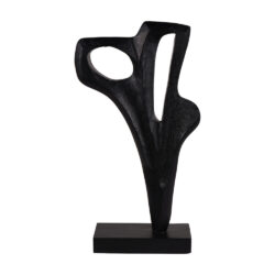 Libra Interiors Hand Carved Burnished Wooden Sculpture Small