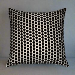 Malini Jorvik Cushion in Velvet Black